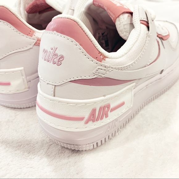 Nike Women Air Force 1 Shadow White Magic Flamingo - Picture 5 of 8